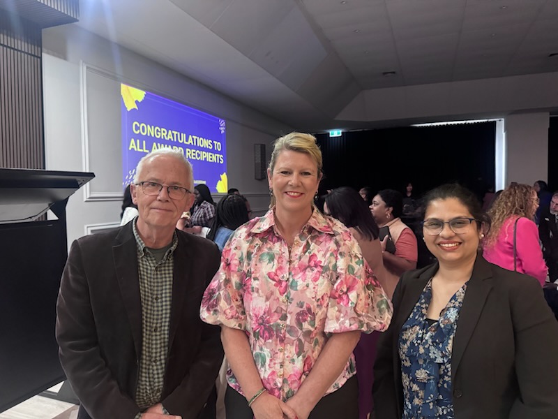 LCEC Staff with Laverton P-12 Principal